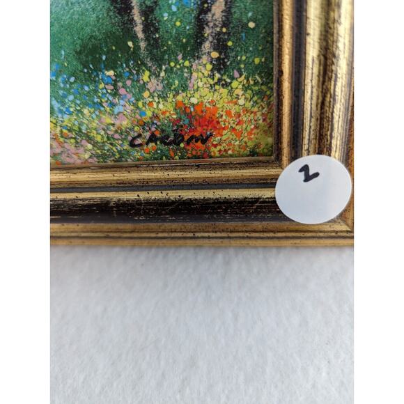 Louis Cardin Lot Of 4 Enamel On Copper Paintings See Photos And Description - Picture 10 of 16